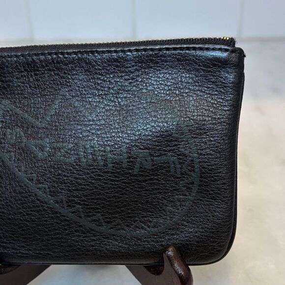 Rebecca Minkoff Pebbled Leather Friends Wristlet with Key Ring - Picture 6 of 13